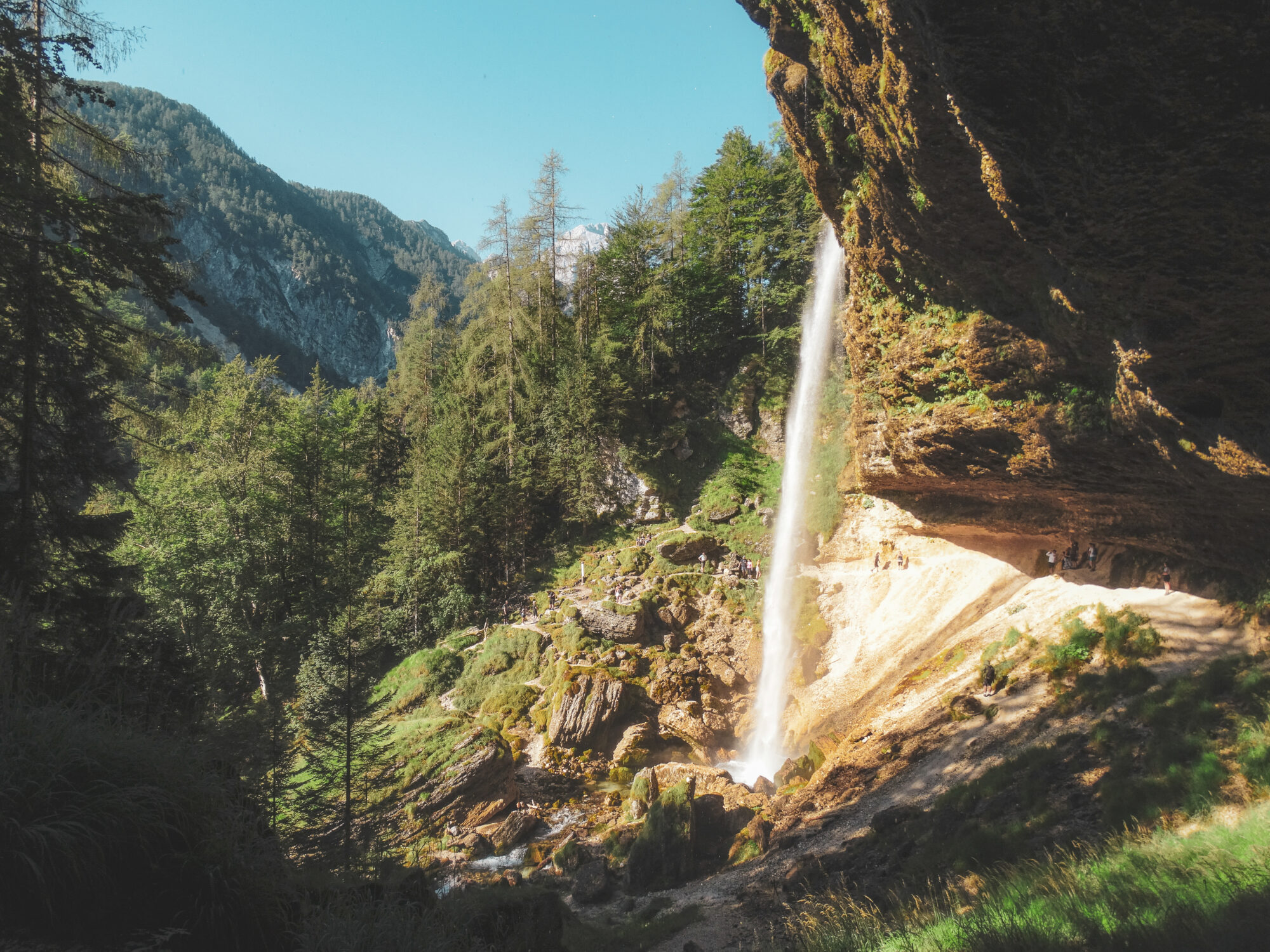 La cascade Pericnik, Slovénie