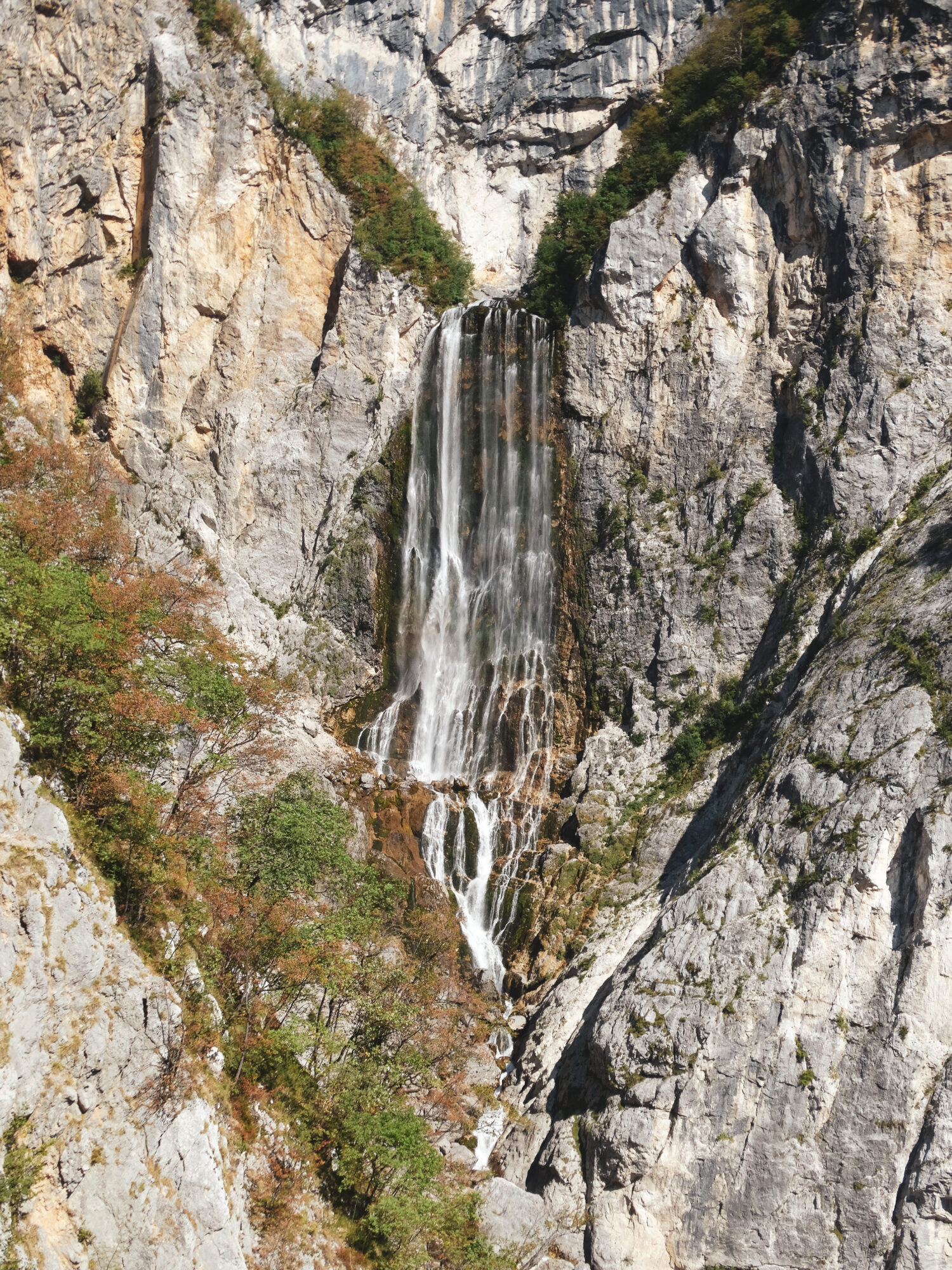 La cascade Boka, Bovec, Slovénue